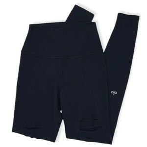 Alo Yoga High Waisted Ripped Warrior Legging Women's
